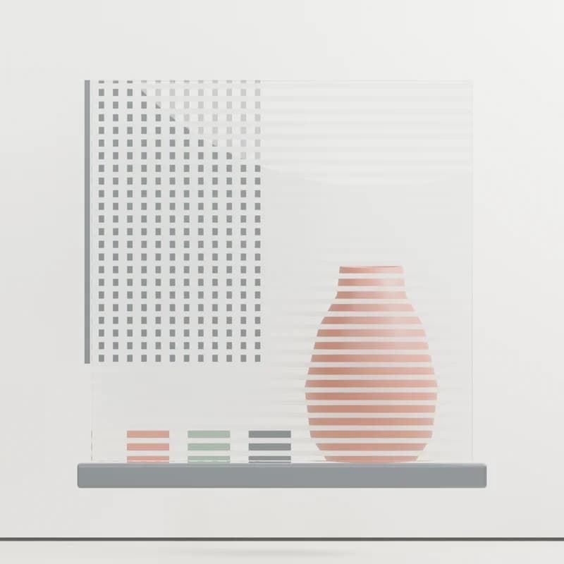 Linear illustrative front view