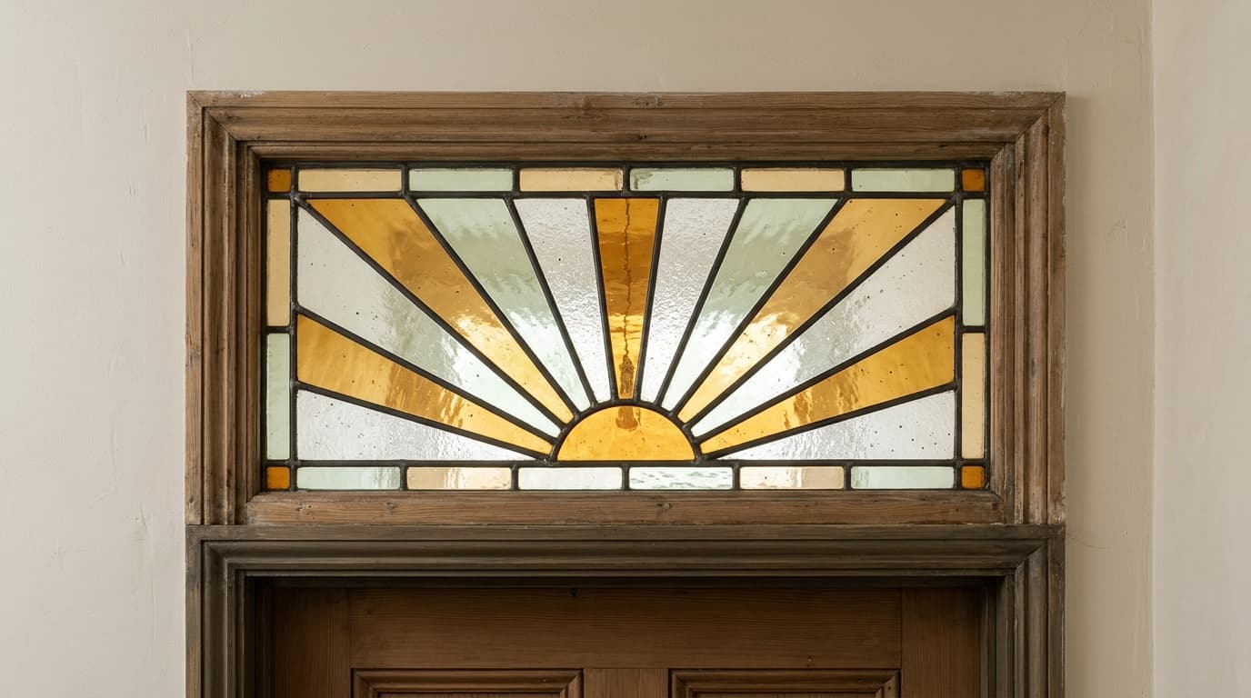 Reclaimed & antique stained glass: illustrative concept